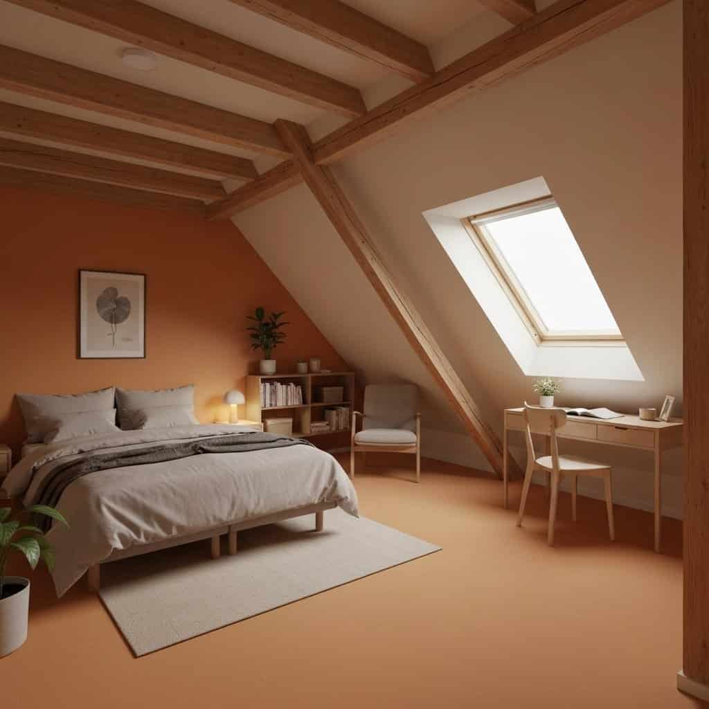Skośne ściany w sypialni na poddaszu a ustawienie mebli: Jak wykorzystać potencjał?