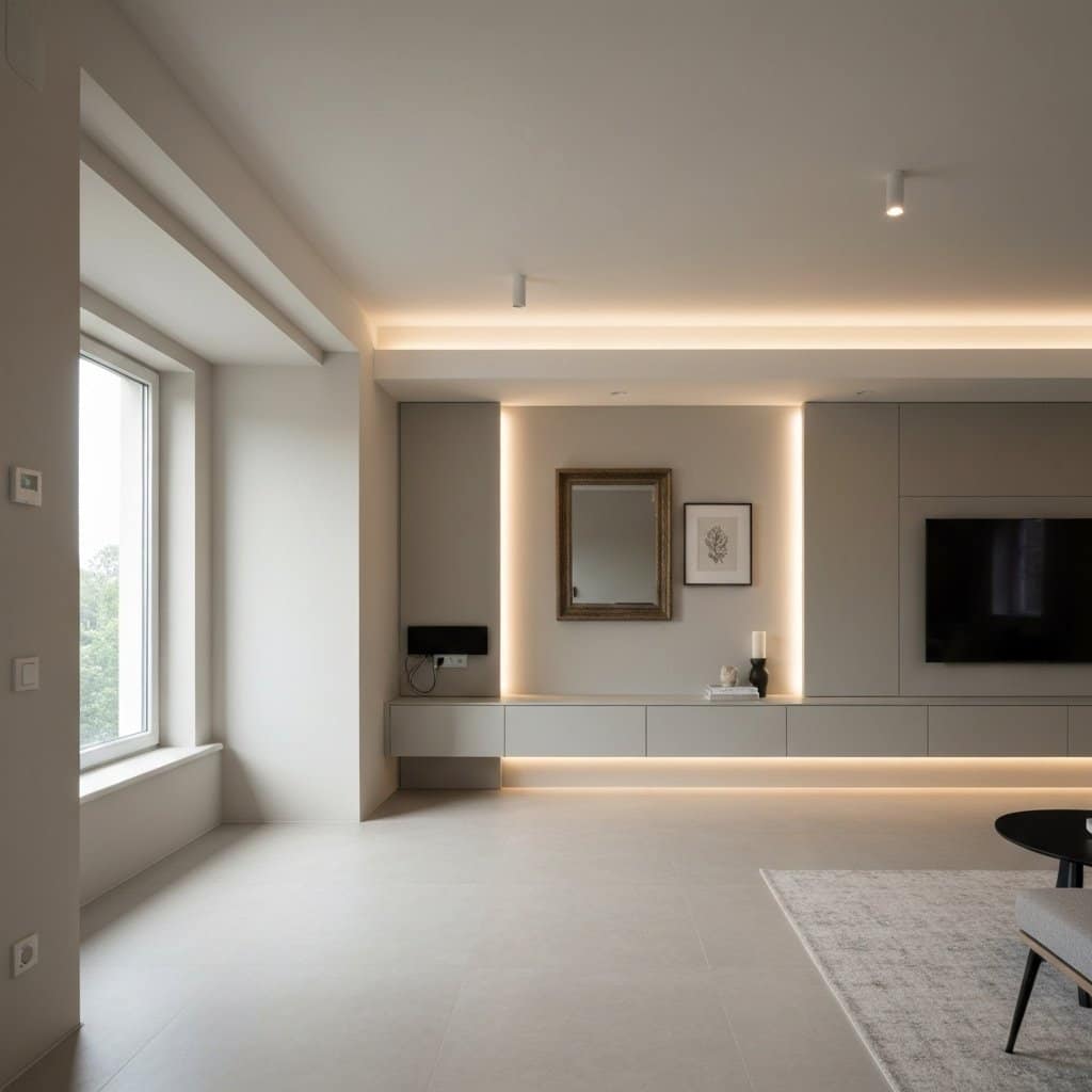 Pomysły na ścianę medialną z ukrytymi kablami: Funkcjonalność i estetyka